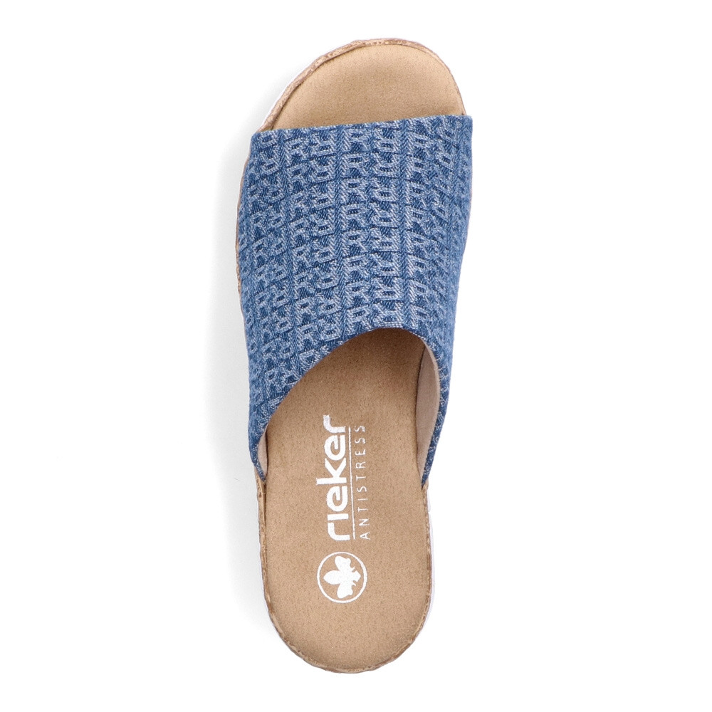 detail Dámské nazouváky RIEKER V2377-14 modrá S4