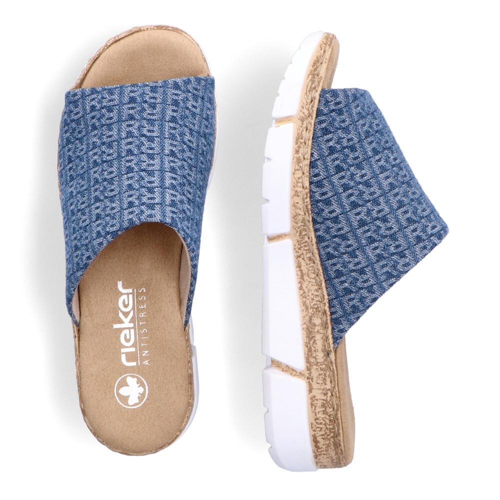 detail Dámské nazouváky RIEKER V2377-14 modrá S4