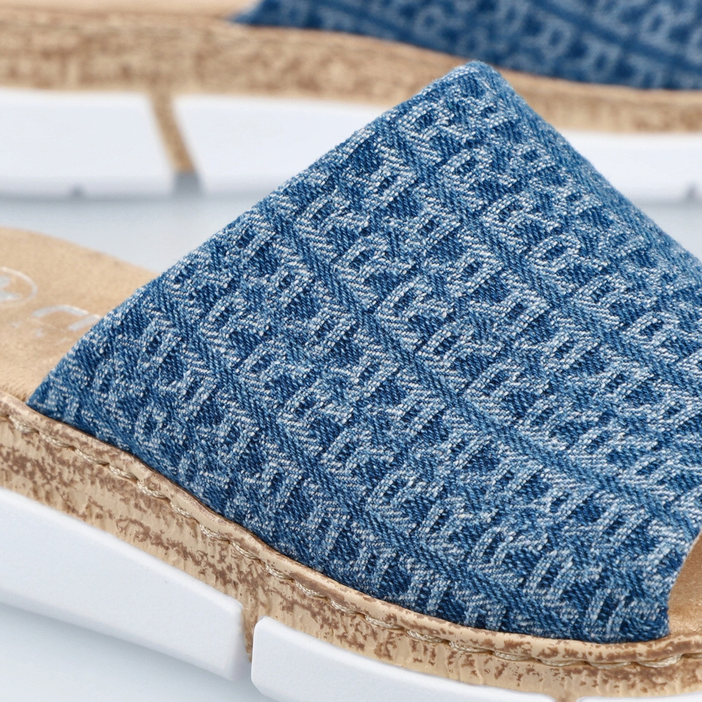 detail Dámské nazouváky RIEKER V2377-14 modrá S4