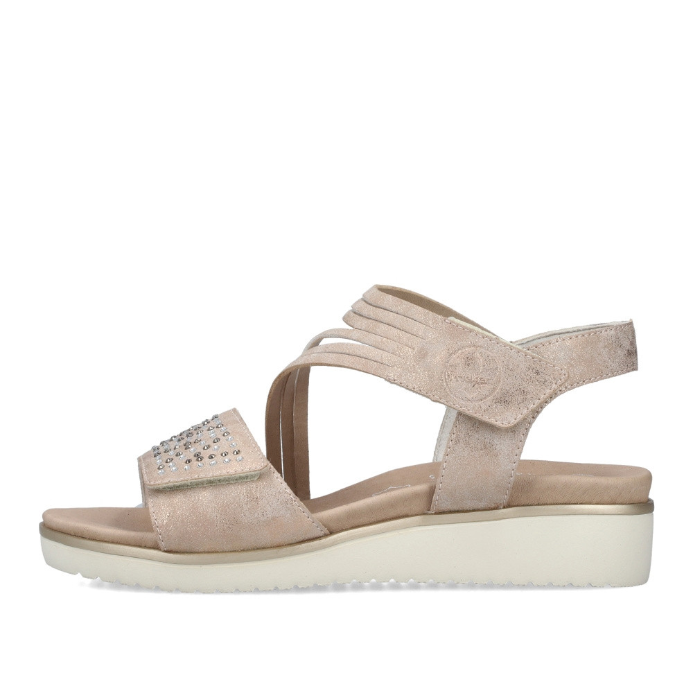 detail Dámské sandály RIEKER V3764-90 růžová S5