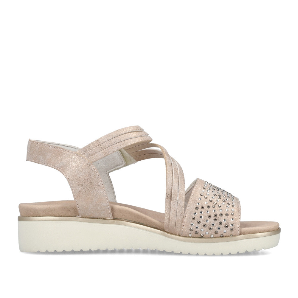 detail Dámské sandály RIEKER V3764-90 růžová S5