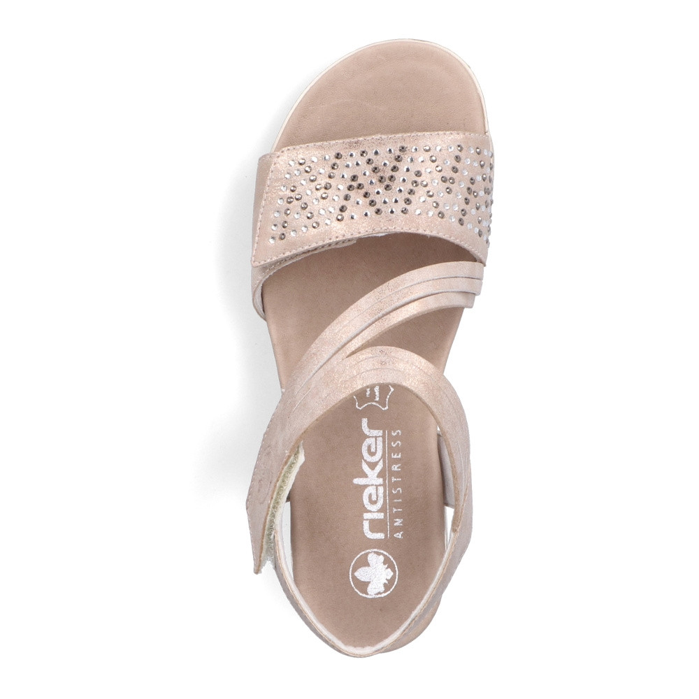 detail Dámské sandály RIEKER V3764-90 růžová S5
