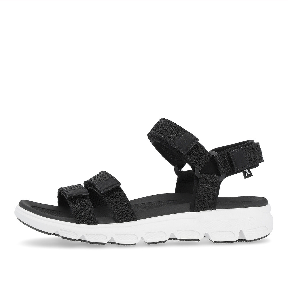 detail Dámské sandály RIEKER REVOLUTION V8452-00 černá S4