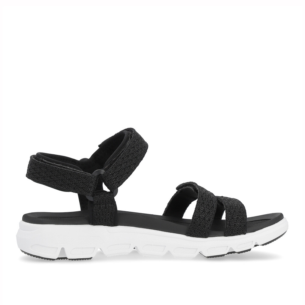 detail Dámské sandály RIEKER REVOLUTION V8452-00 černá S4