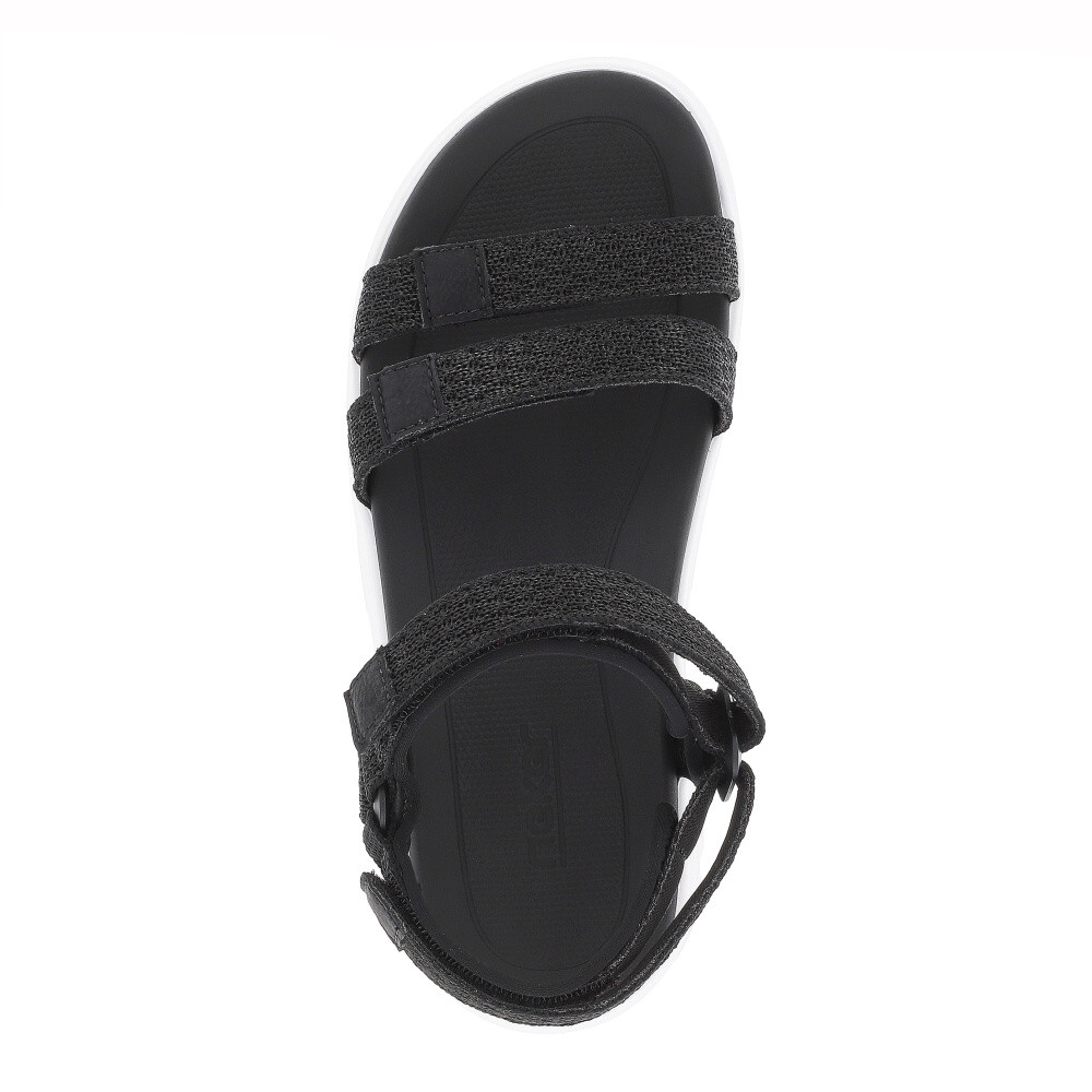 detail Dámské sandály RIEKER REVOLUTION V8452-00 černá S4