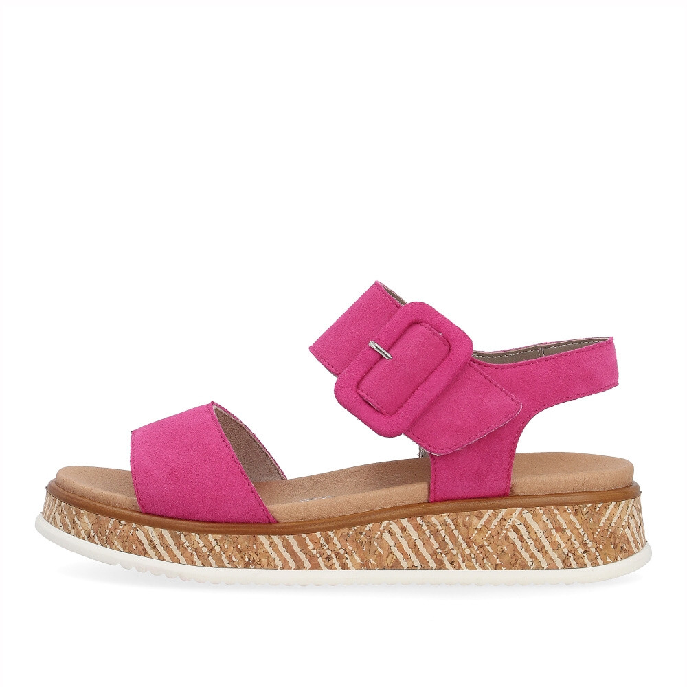 detail Dámské sandály RIEKER W0800-31 růžová S4