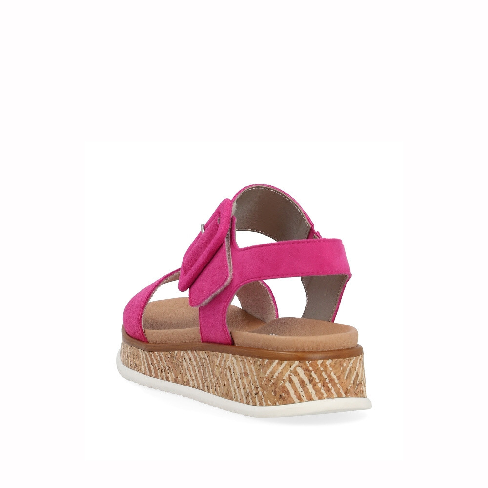 detail Dámské sandály RIEKER W0800-31 růžová S4