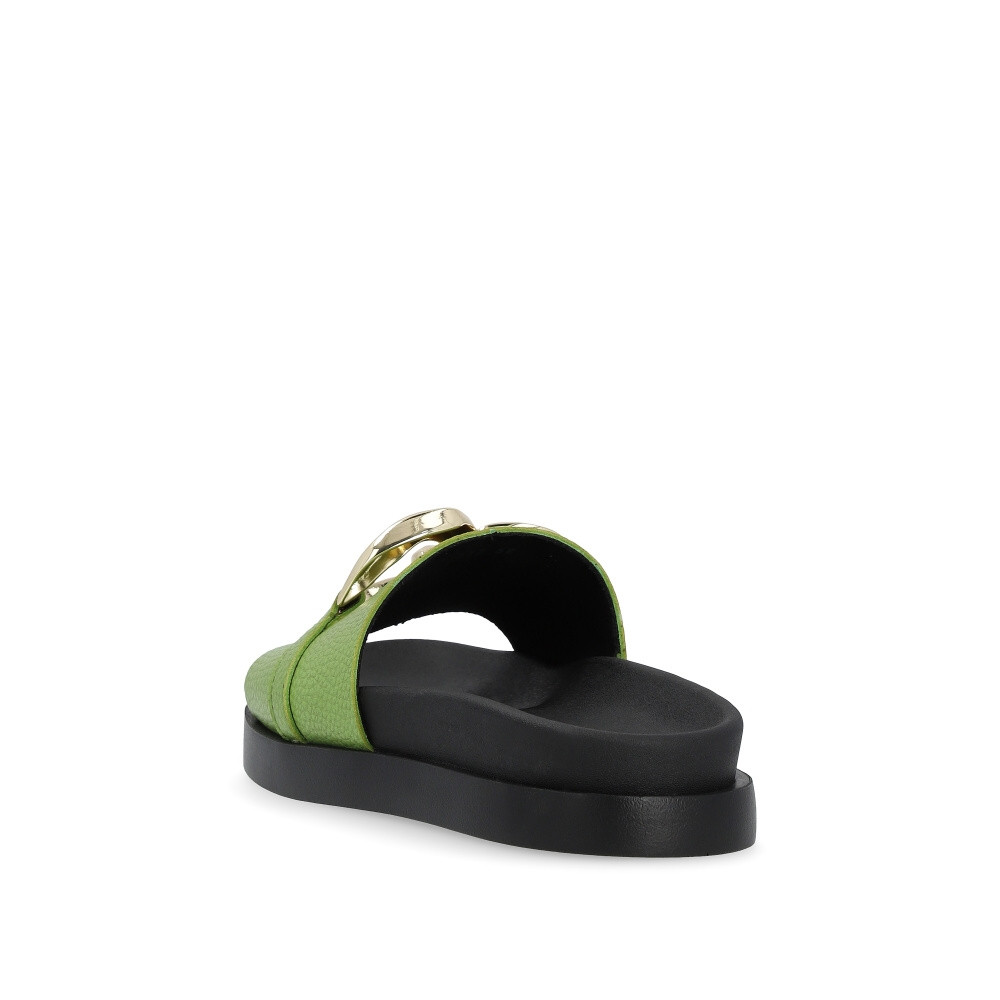 detail Dámské nazouváky RIEKER RIE-10204231-S4 zelená