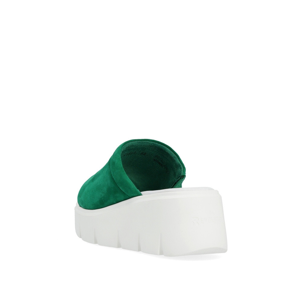 detail Dámské nazouváky RIEKER REVOLUTION W1551-52 zelená S4