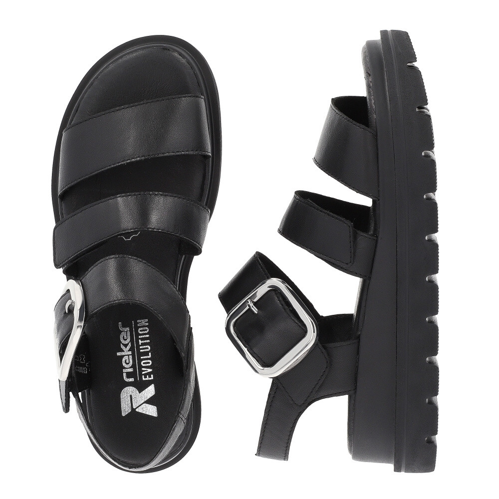 detail Dámské sandály RIEKER RIE-10204241-S4 černá