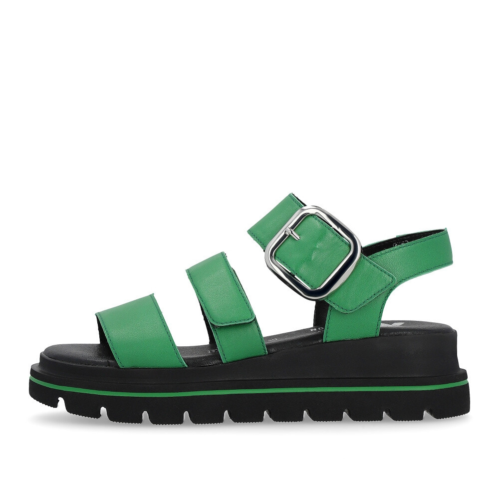 detail Dámské sandály RIEKER RIE-10204242-S4 zelená