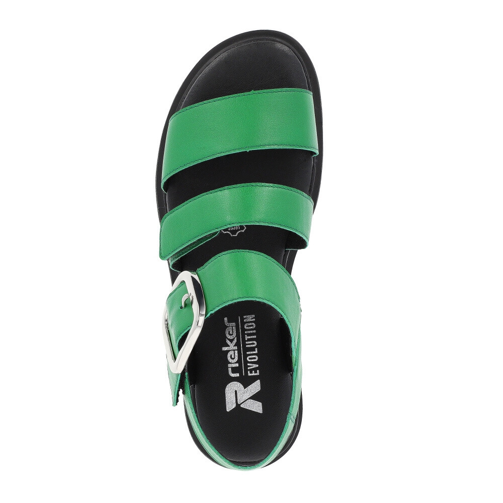 detail Dámské sandály RIEKER RIE-10204242-S4 zelená