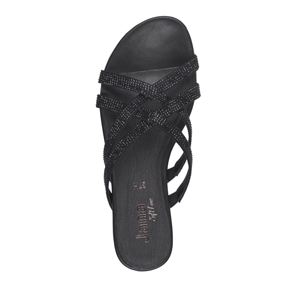 detail Dámské nazouváky JANA 27161-42-001 černá S4