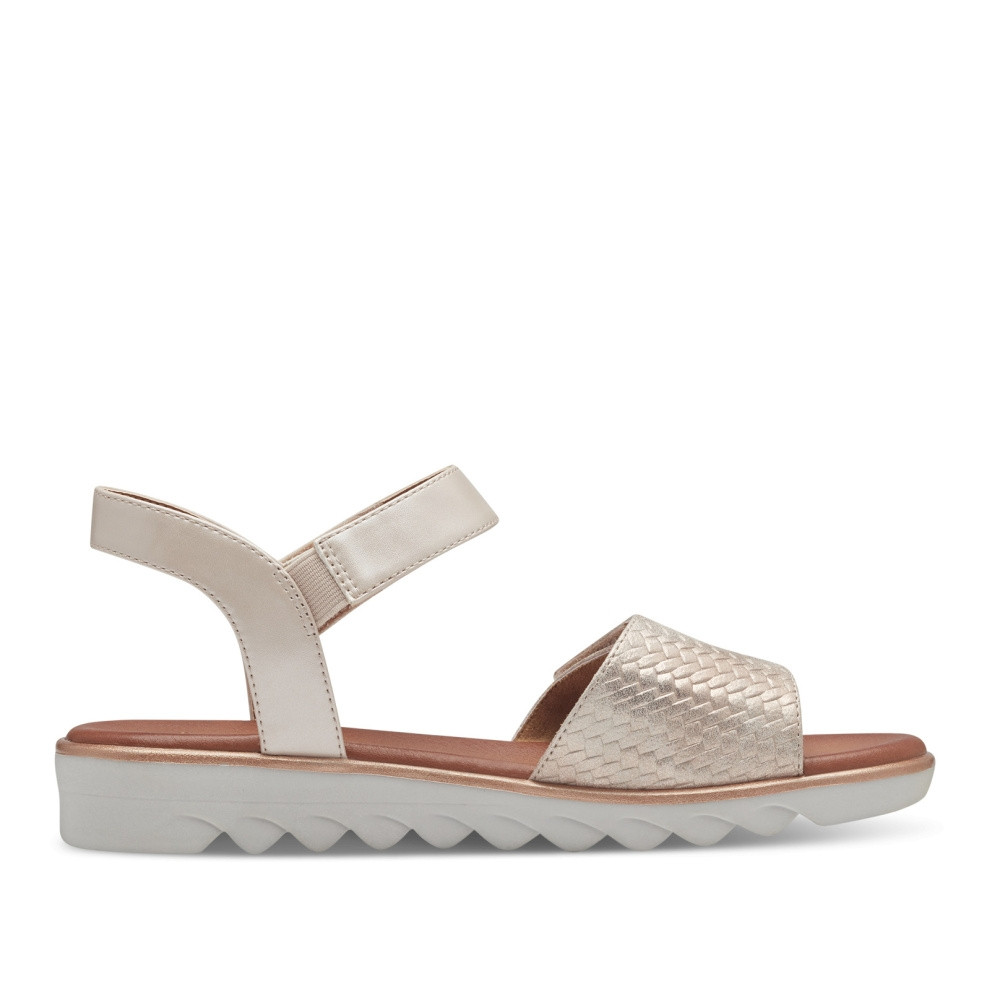 detail Dámské sandály JANA 28265-42-522 zlatá S4