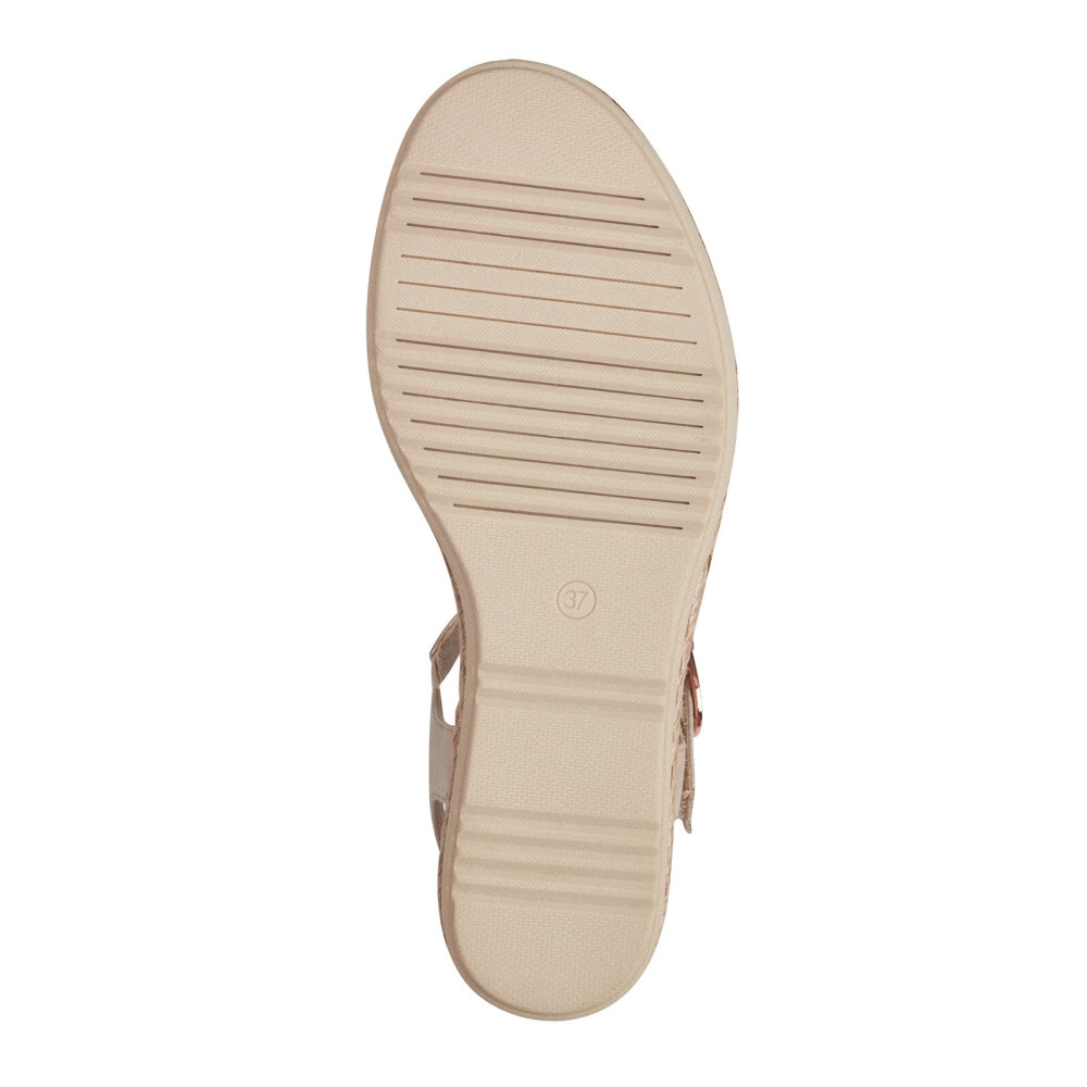 detail Dámské sandály JANA 28365-42-522 zlatá S4