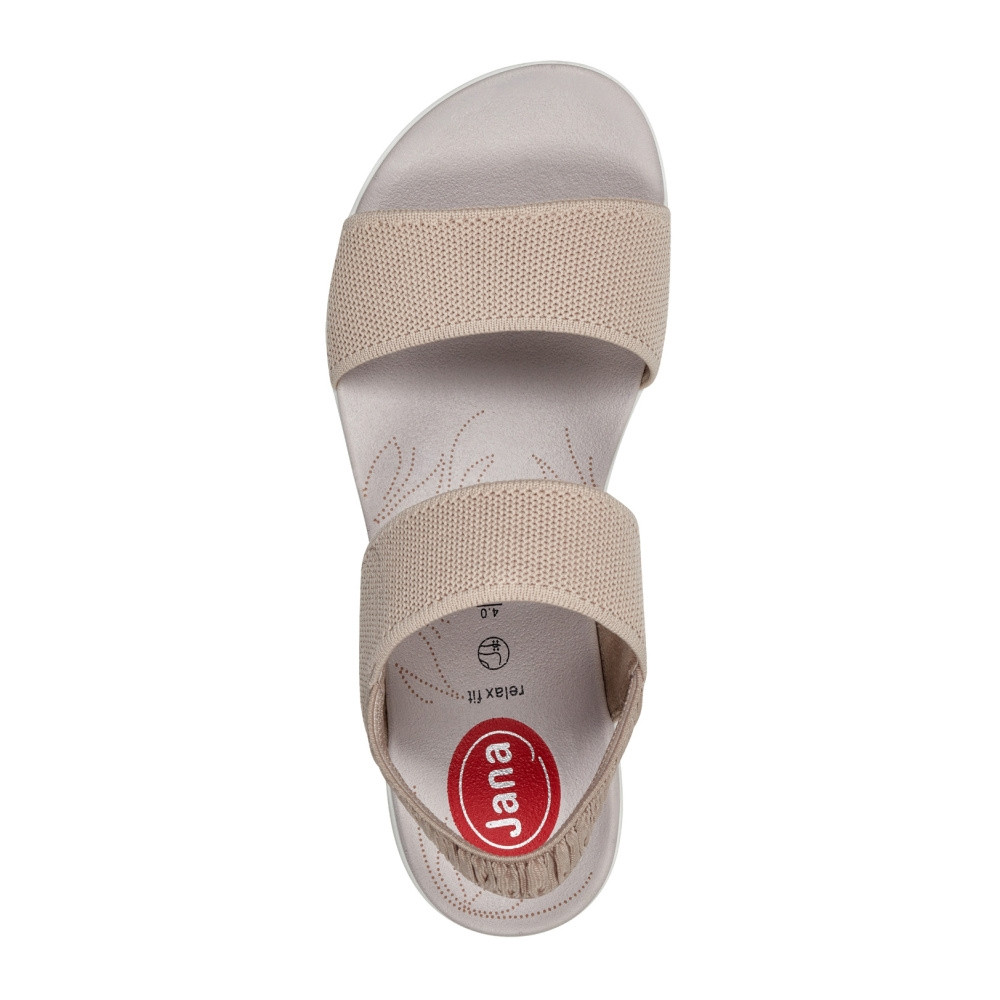 detail Dámské sandály JANA JAN-10204294-S4 béžová