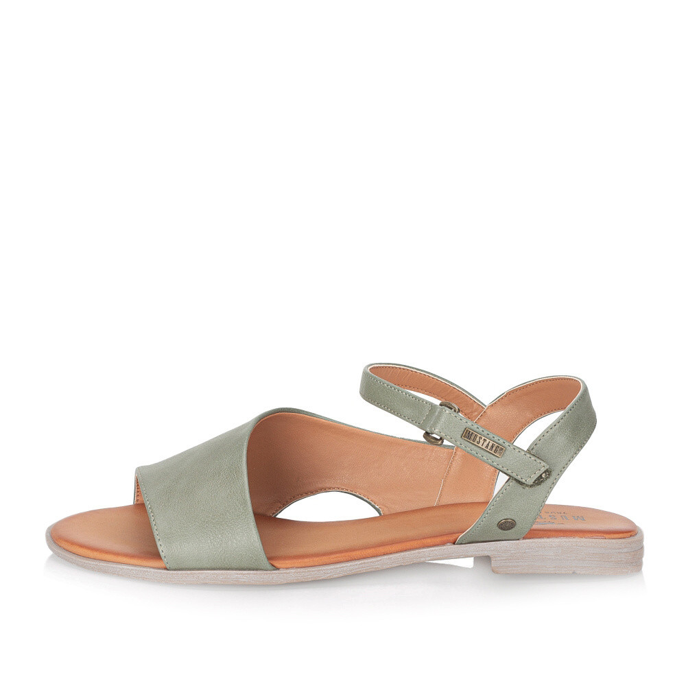 detail Dámské sandály MUSTANG 1388807-7 zelená S5