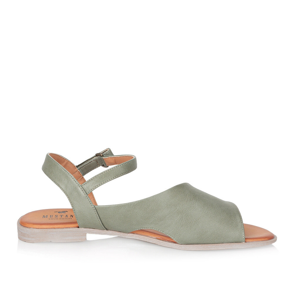 detail Dámské sandály MUSTANG 1388807-7 zelená S5
