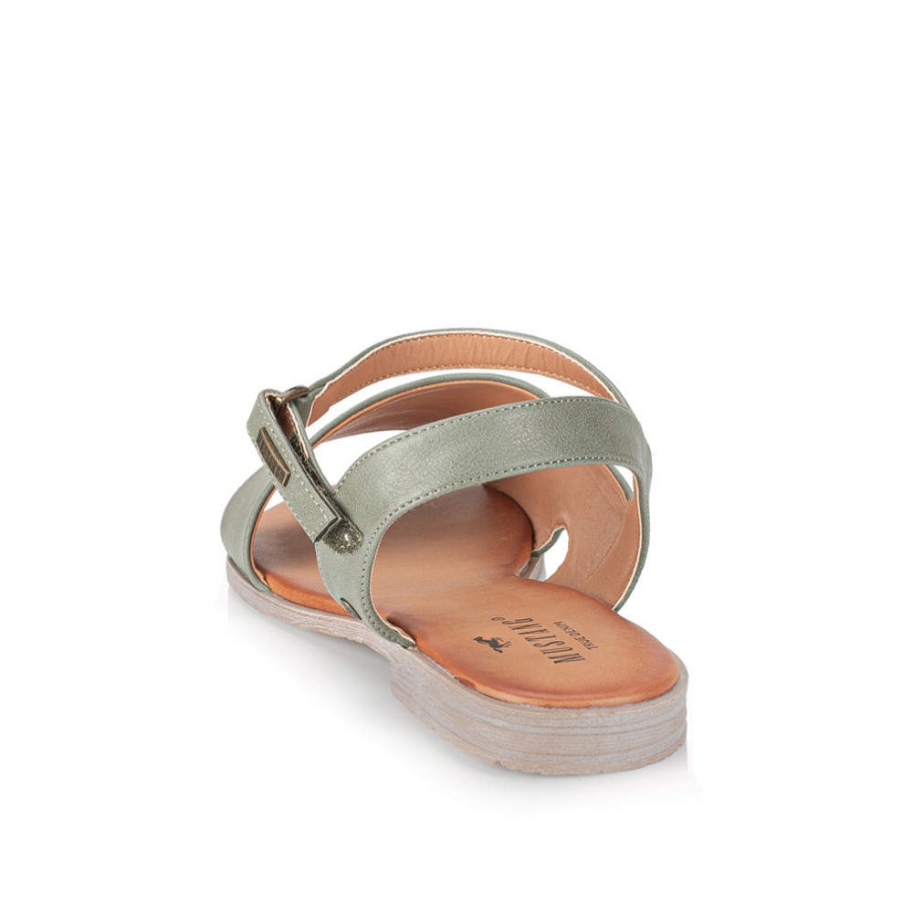 detail Dámské sandály MUSTANG 1388807-7 zelená S5