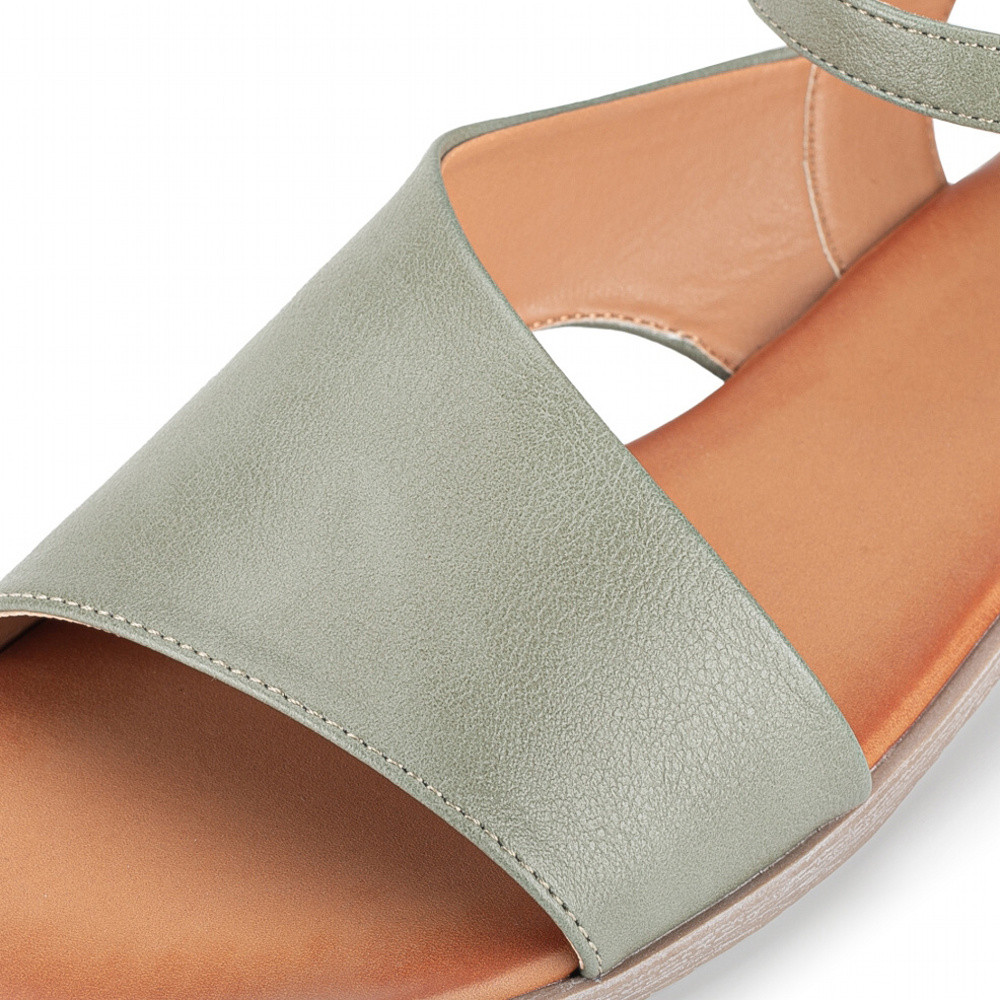 detail Dámské sandály MUSTANG 1388807-7 zelená S5