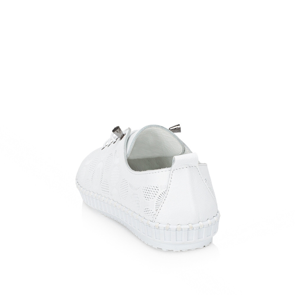 detail Dámské polobotky IBERIUS 032-672 bílá S4