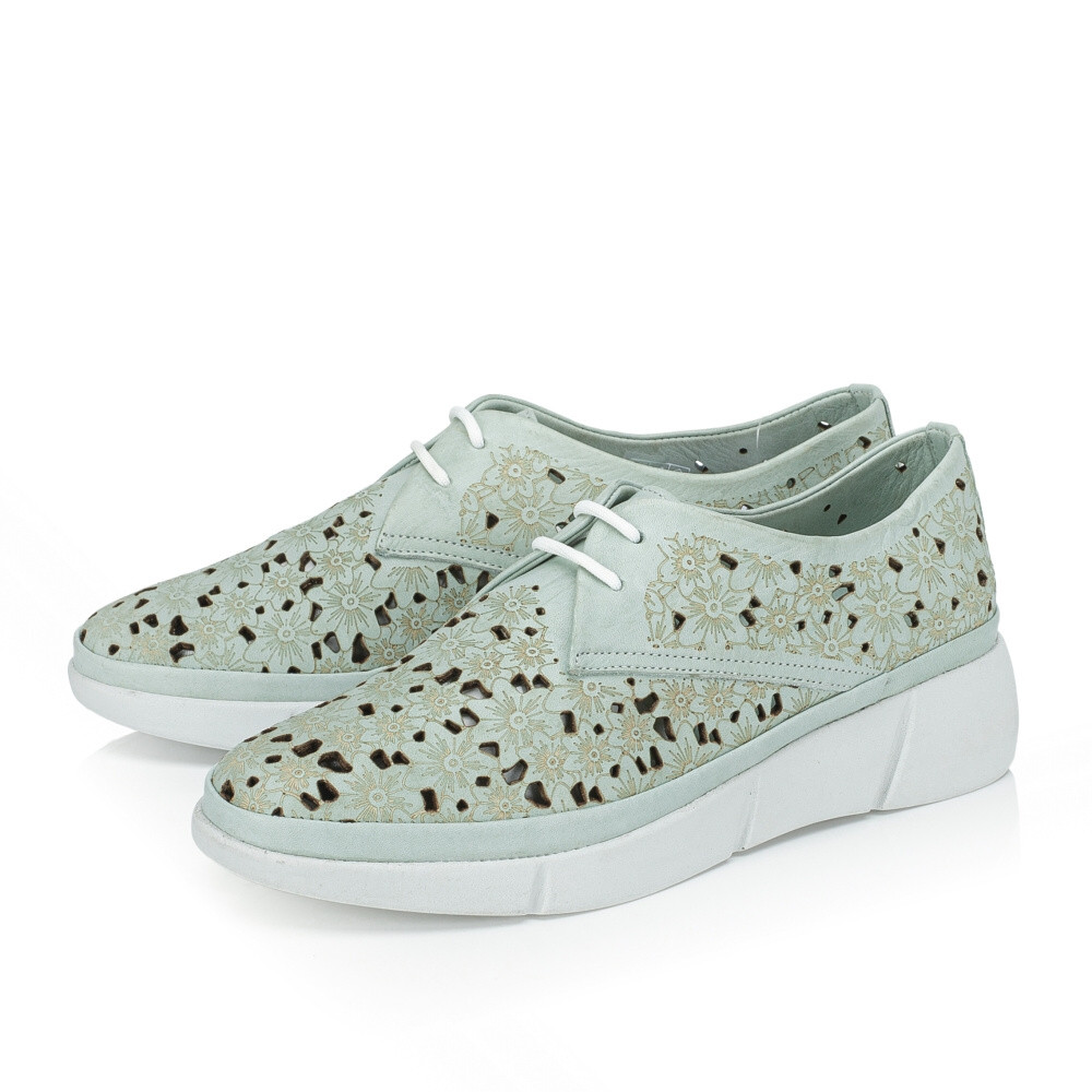 detail Dámské polobotky IBERIUS 161-627-88 zelená S4