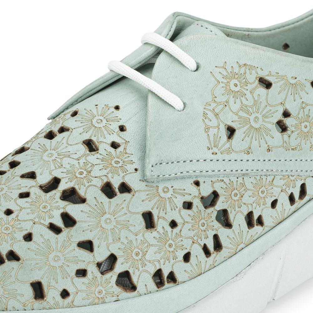 detail Dámské polobotky IBERIUS 161-627-88 zelená S4