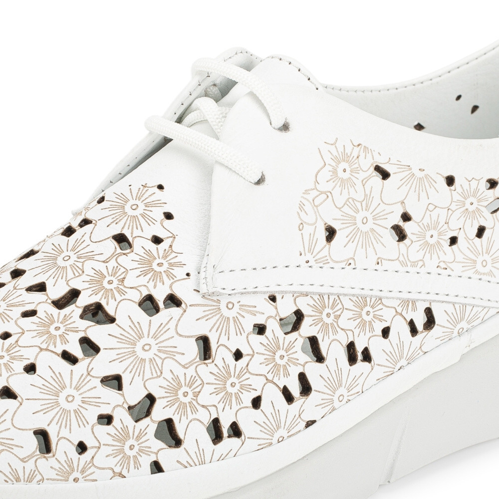 detail Dámské polobotky IBERIUS 161-627-88 bílá S4