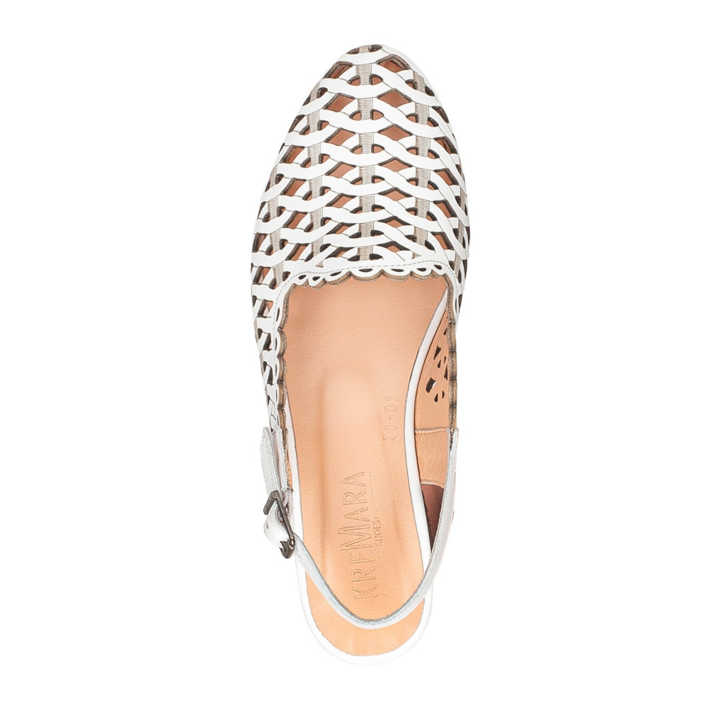 detail Dámské sandály IBERIUS 182-30 - 02 bílá S4