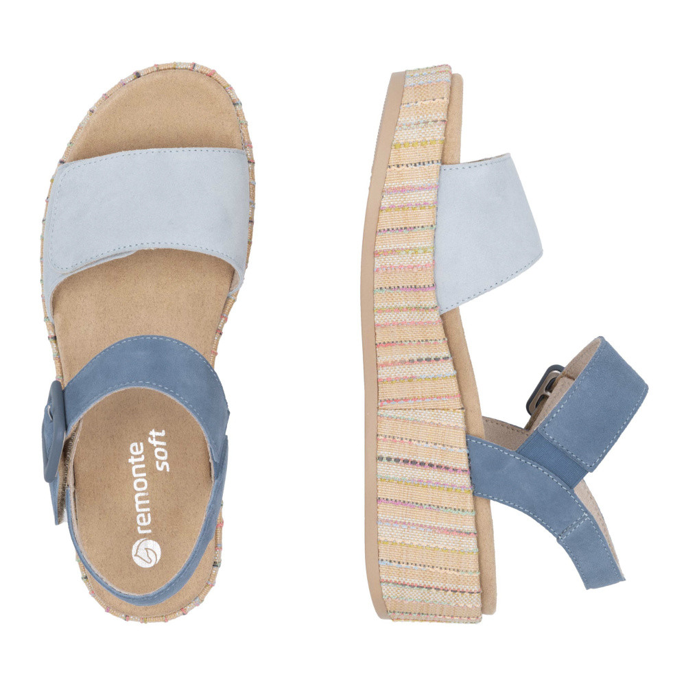 detail Dámské sandály REMONTE D1N54-12 modrá S5