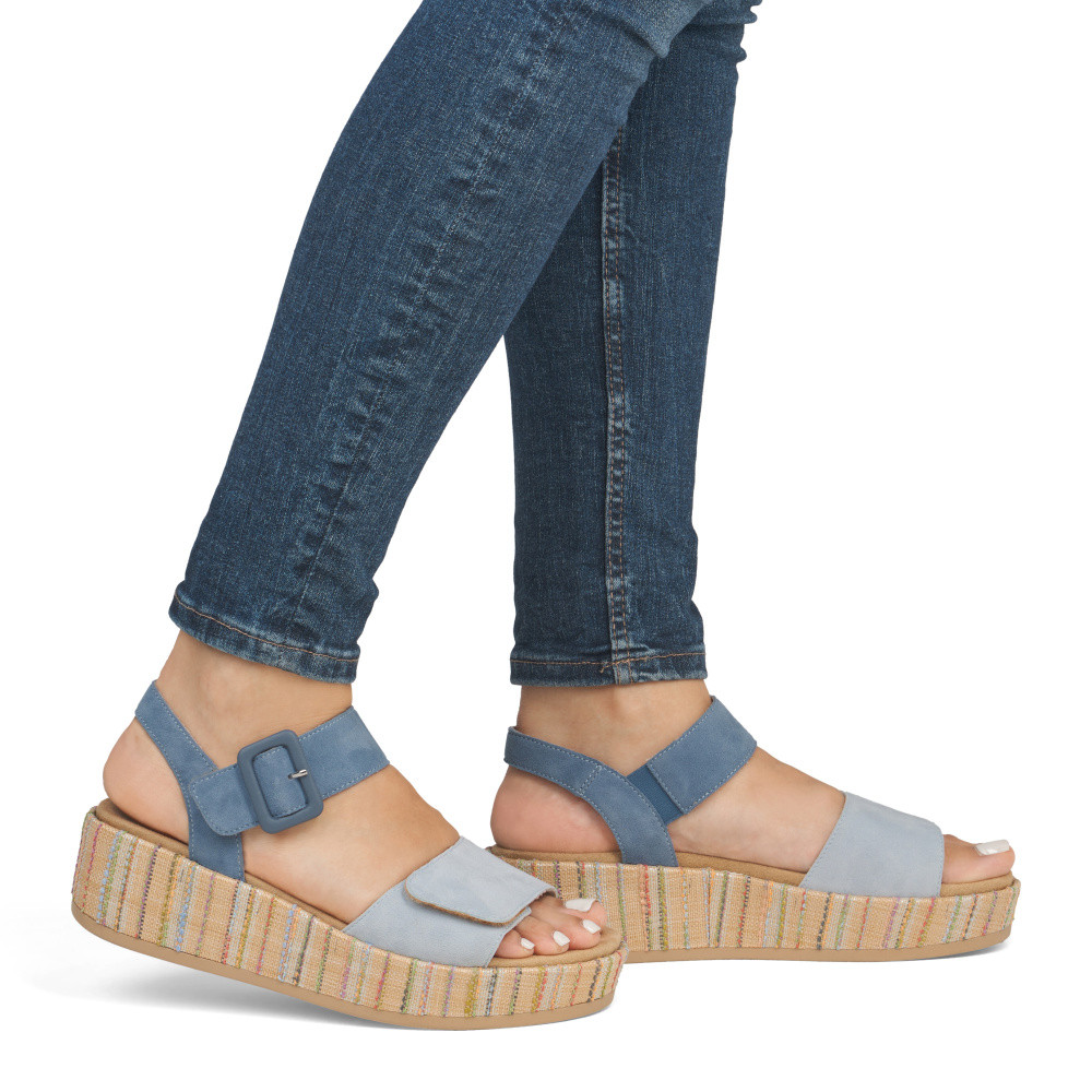 detail Dámské sandály REMONTE D1N54-12 modrá S5