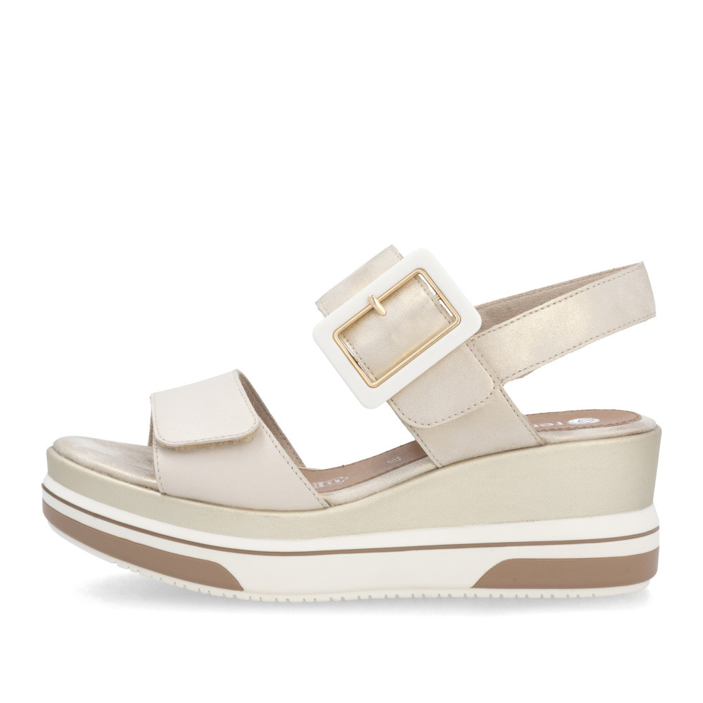 detail Dámské sandály REMONTE D1P50-91 béžová S5