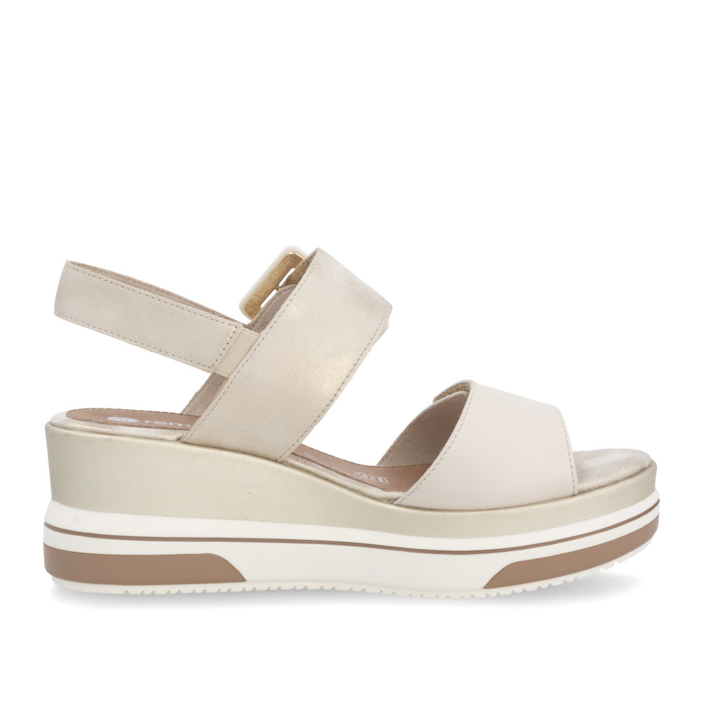 detail Dámské sandály REMONTE D1P50-91 béžová S5