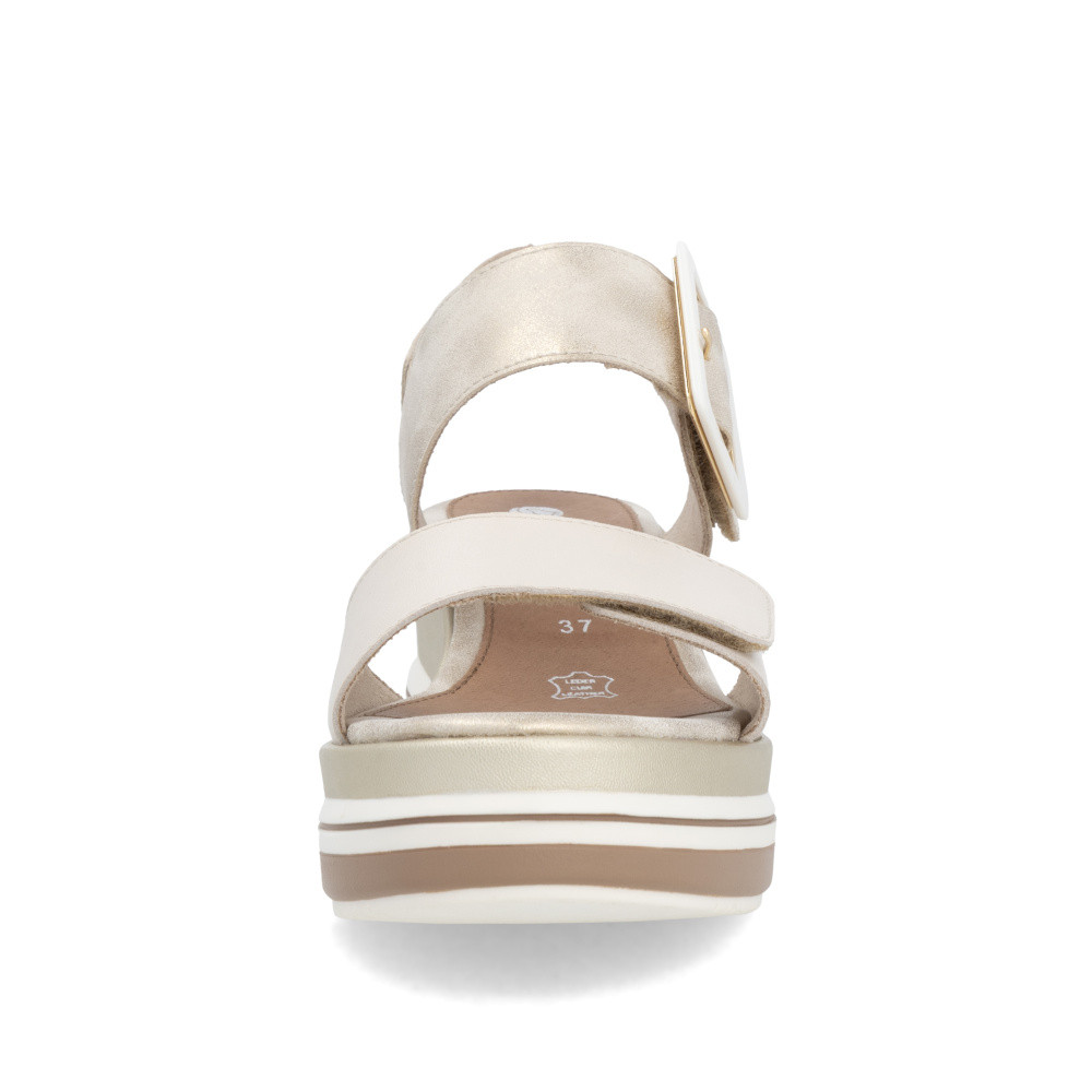 detail Dámské sandály REMONTE D1P50-91 béžová S5