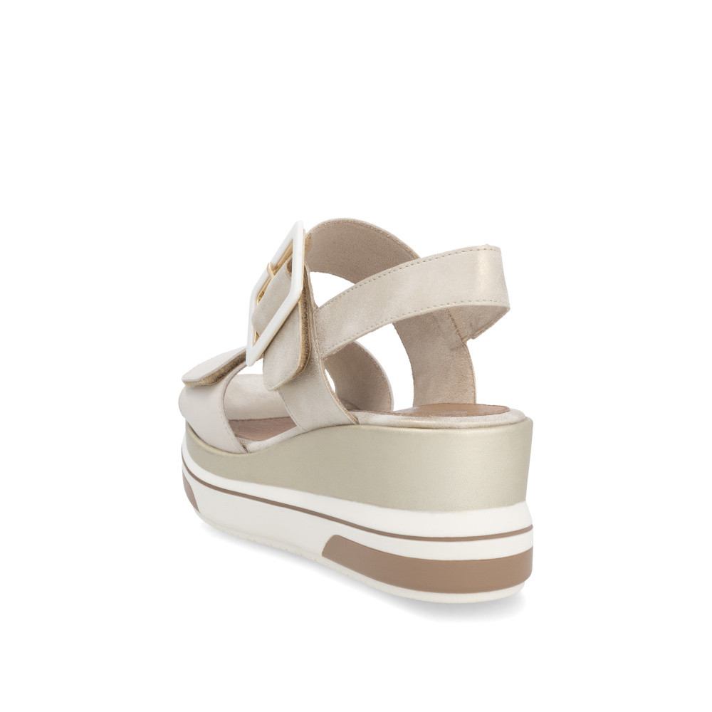 detail Dámské sandály REMONTE D1P50-91 béžová S5