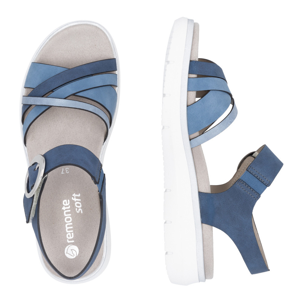 detail Dámské sandály REMONTE D2K55-14 modrá S5