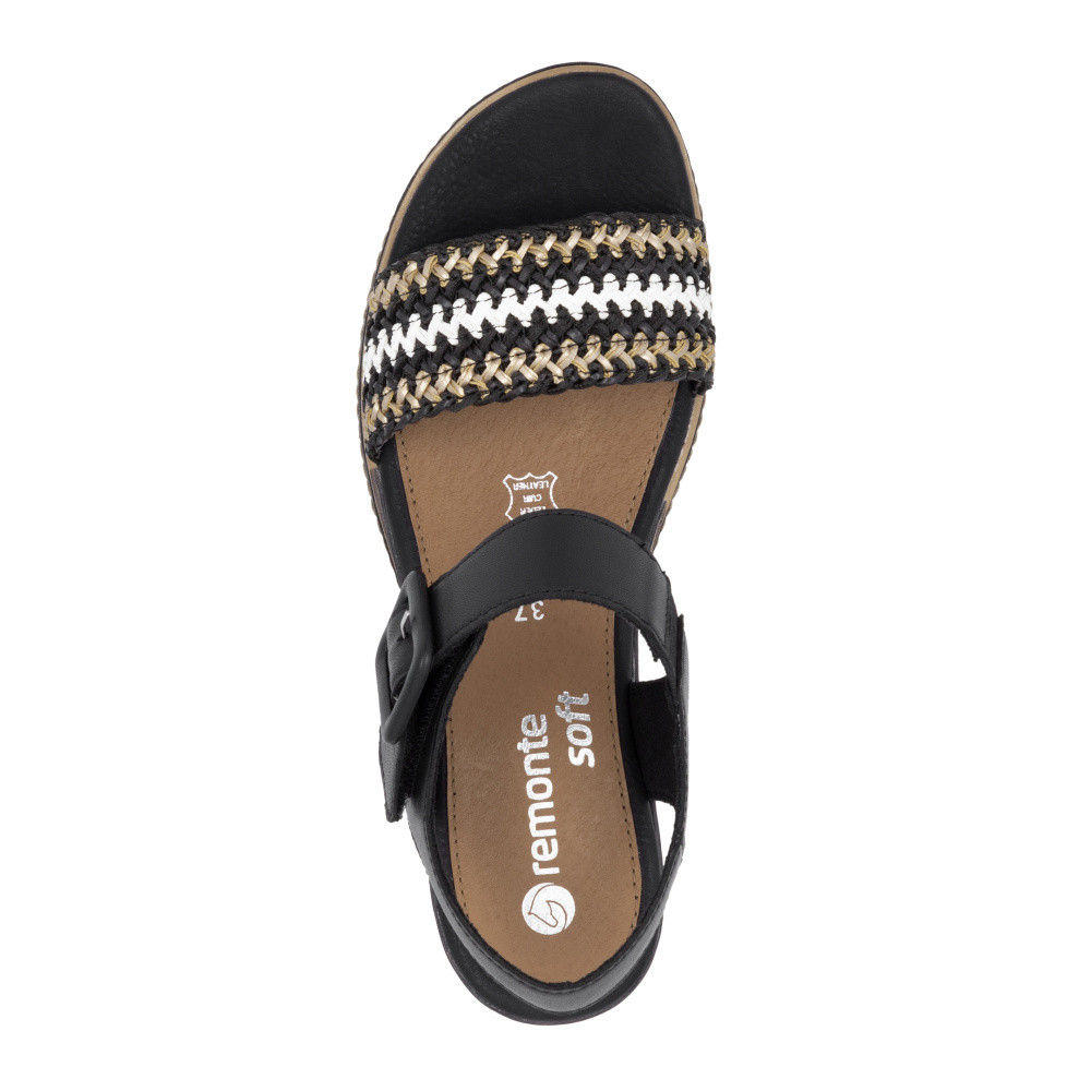detail Dámské sandály REMONTE D2L55-03 černá S5