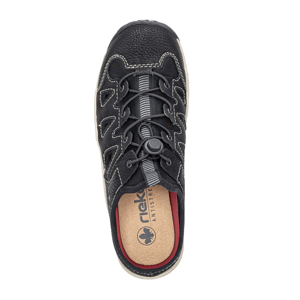 detail Dámské nazouváky RIEKER L0567-00 černá S5