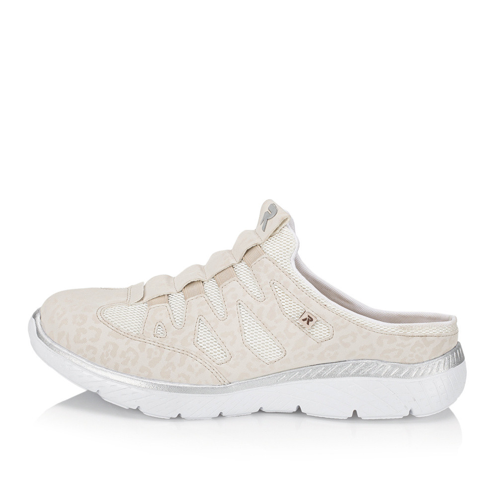 detail Dámské nazouváky RIEKER M5095-60 béžová S5