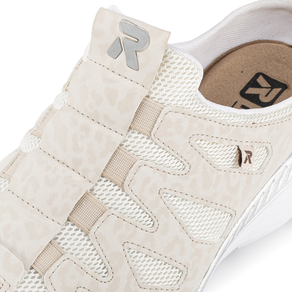 detail Dámské nazouváky RIEKER M5095-60 béžová S5