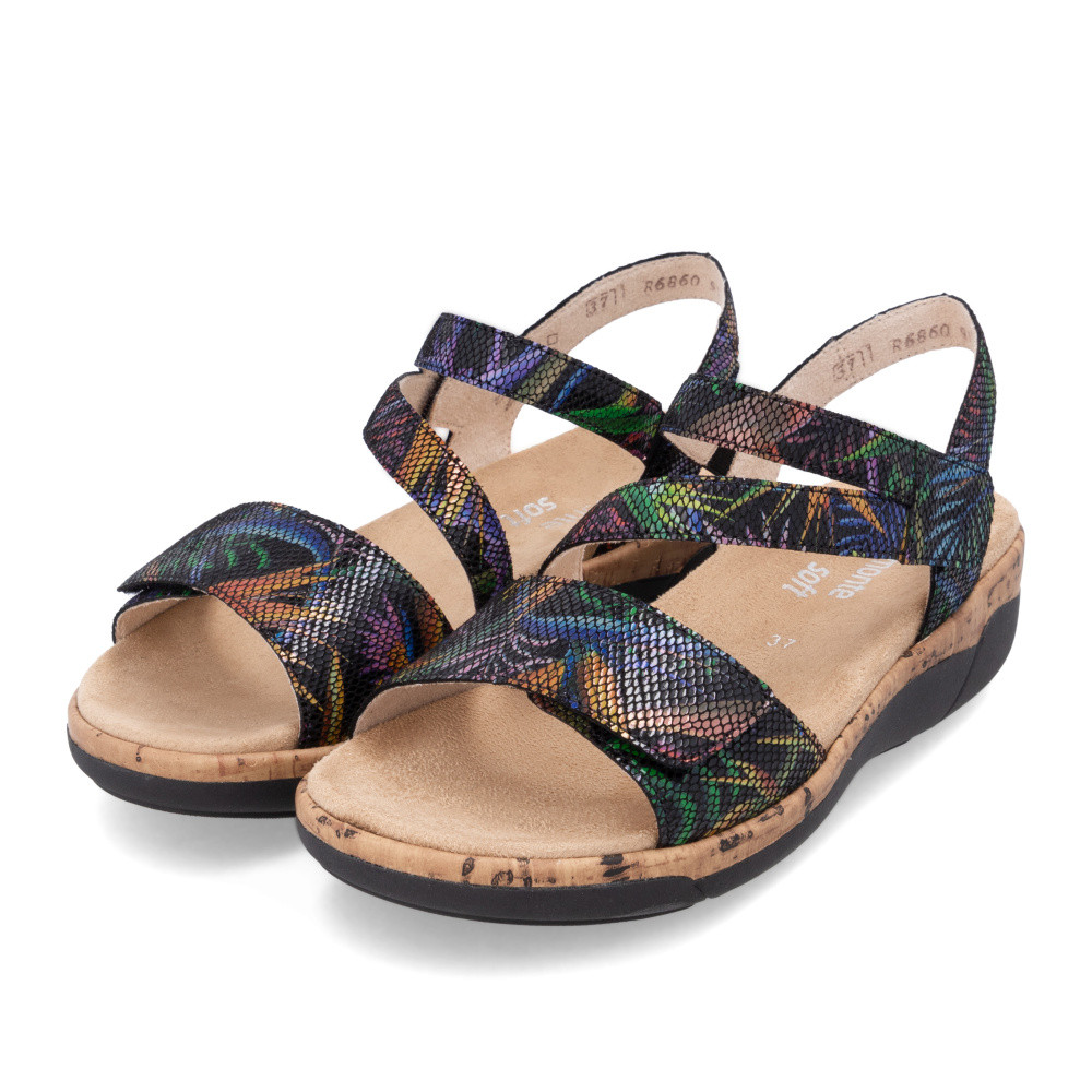 detail Dámské sandály REMONTE R6860-91 černá S5