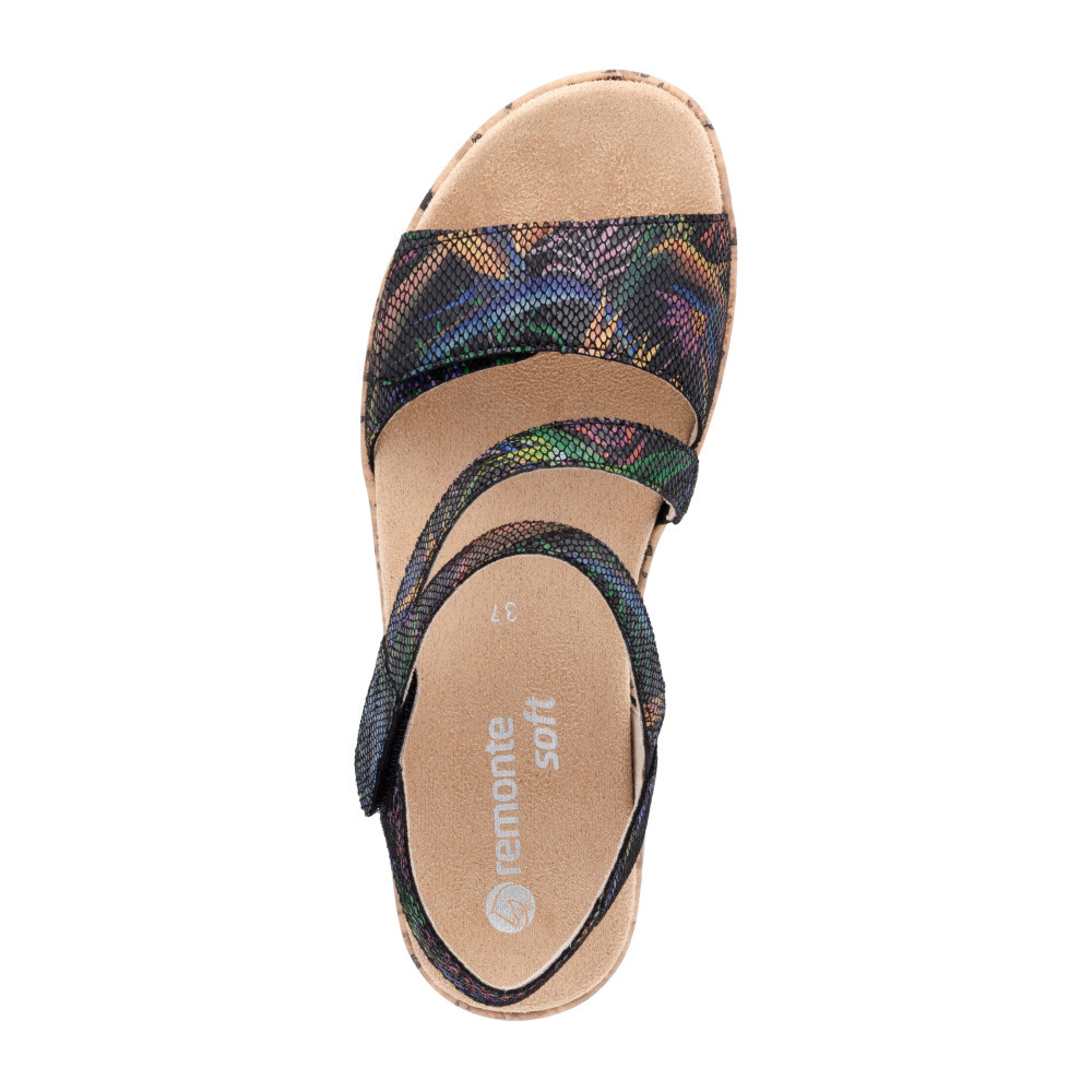 detail Dámské sandály REMONTE R6860-91 černá S5