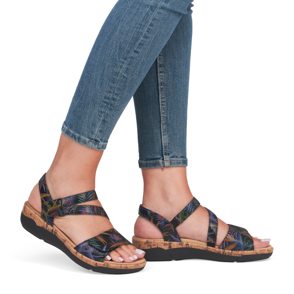 detail Dámské sandály REMONTE R6860-91 černá S5