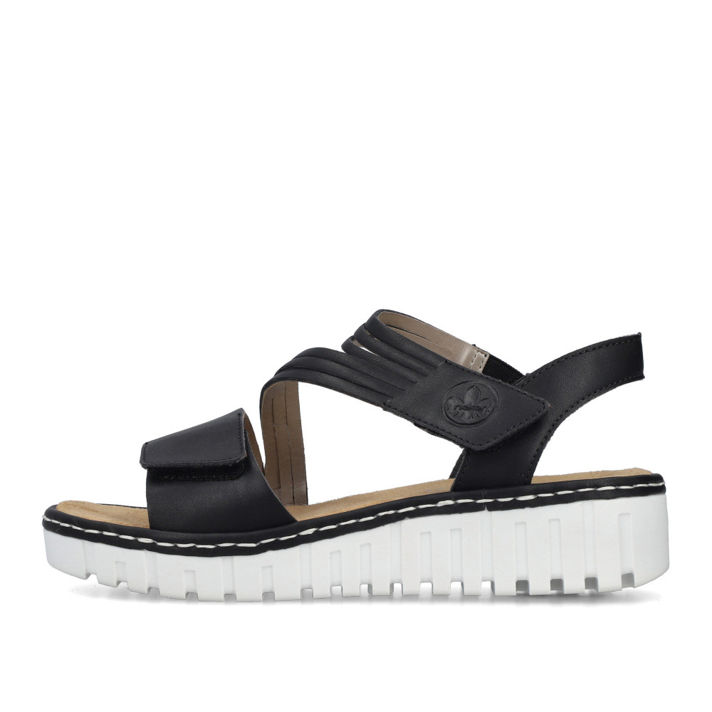 detail Dámské sandály RIEKER V1364-00 černá S5