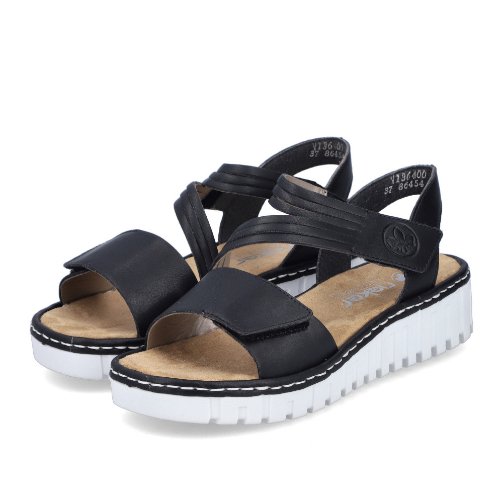 detail Dámské sandály RIEKER V1364-00 černá S5