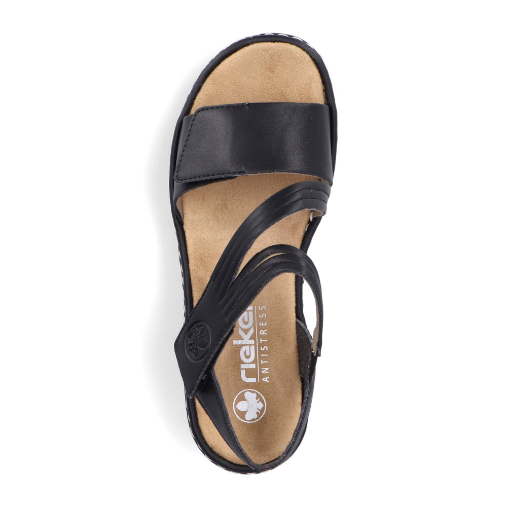 detail Dámské sandály RIEKER V1364-00 černá S5