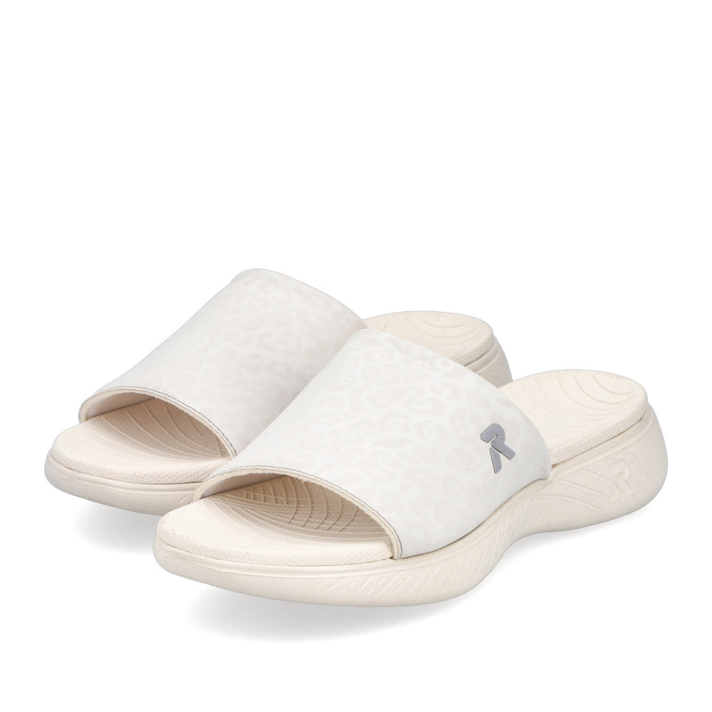 detail Dámske šľapky RIEKER V2180-60 béžová S5