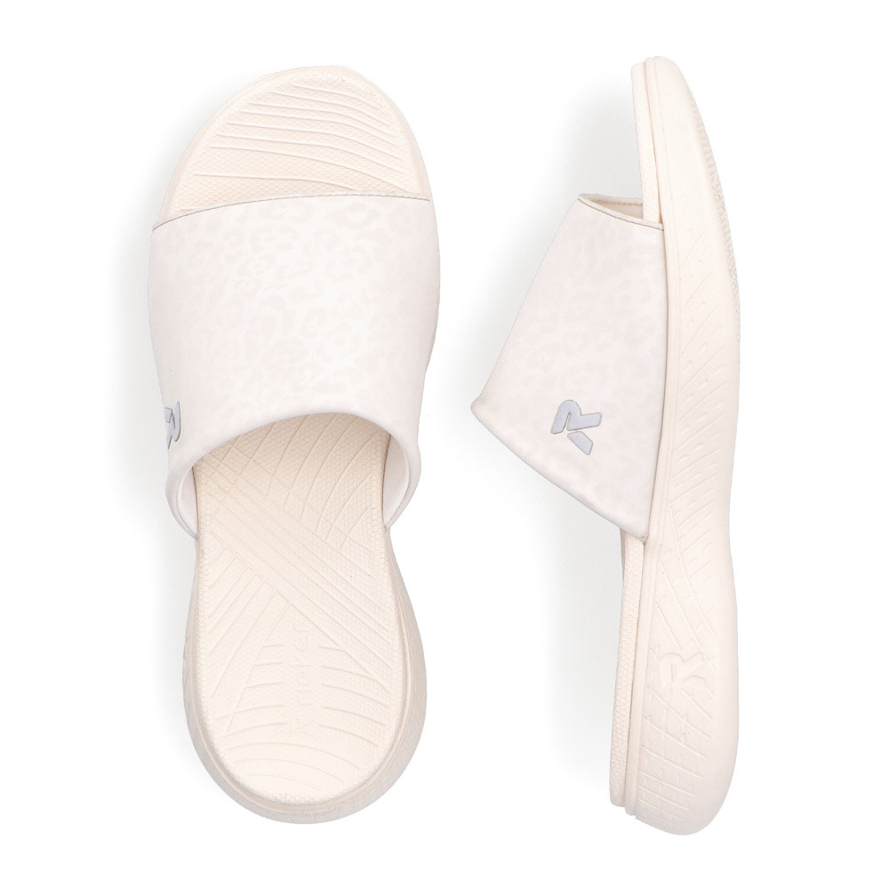 detail Dámske šľapky RIEKER V2180-60 béžová S5