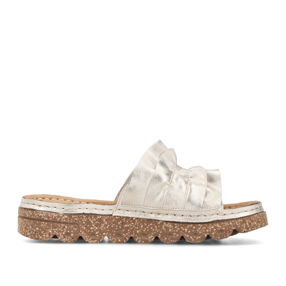 detail Dámské nazouváky RIEKER V8763-60 béžová S5