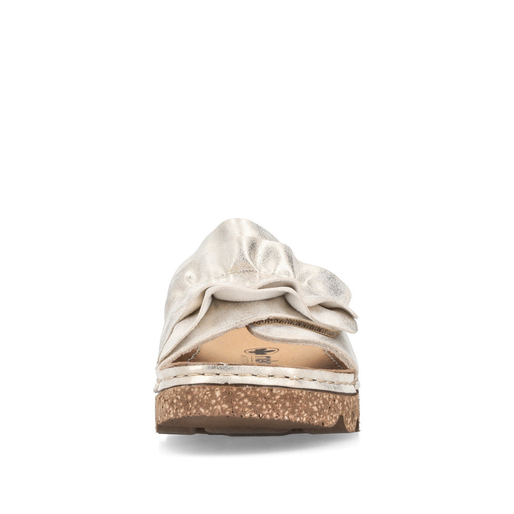 detail Dámské nazouváky RIEKER V8763-60 béžová S5